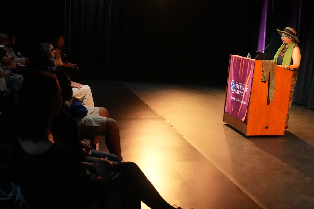 UDM’s New Black Box Theatre Hosts Its First Poetry Reading with Michigan Poet Laureate Dr. Melba Joyce&nbsp;Boyd